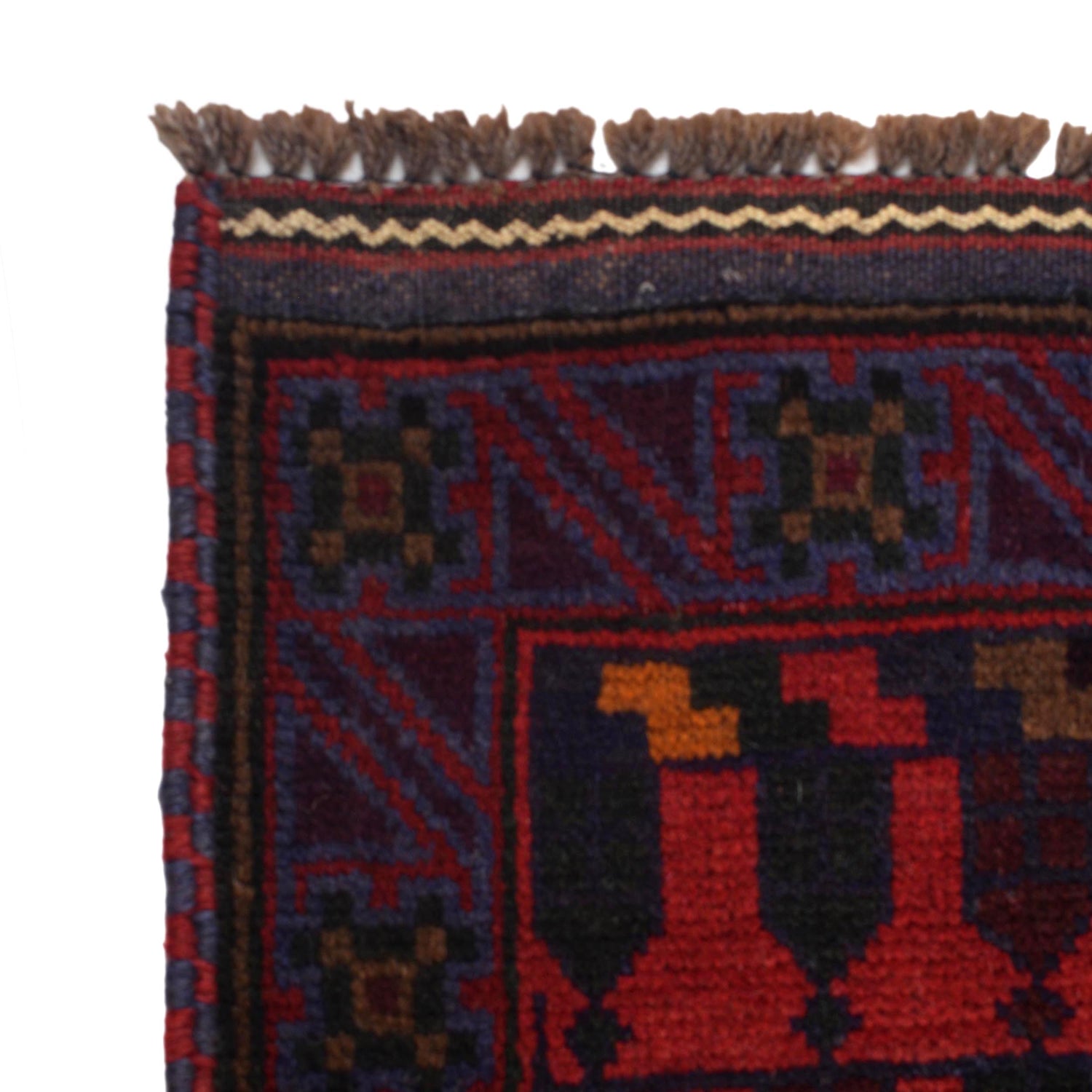 Handmade Prayer Rug 2' 9" x 4' 7" ft / 85 x 139 cm - W15502