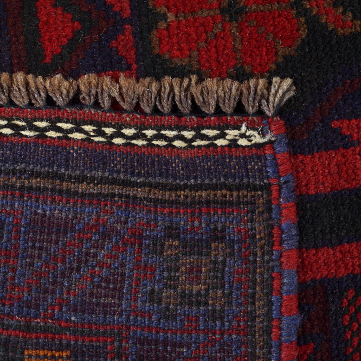 Handmade Prayer Rug 2' 9" x 4' 7" ft / 85 x 139 cm - W15502