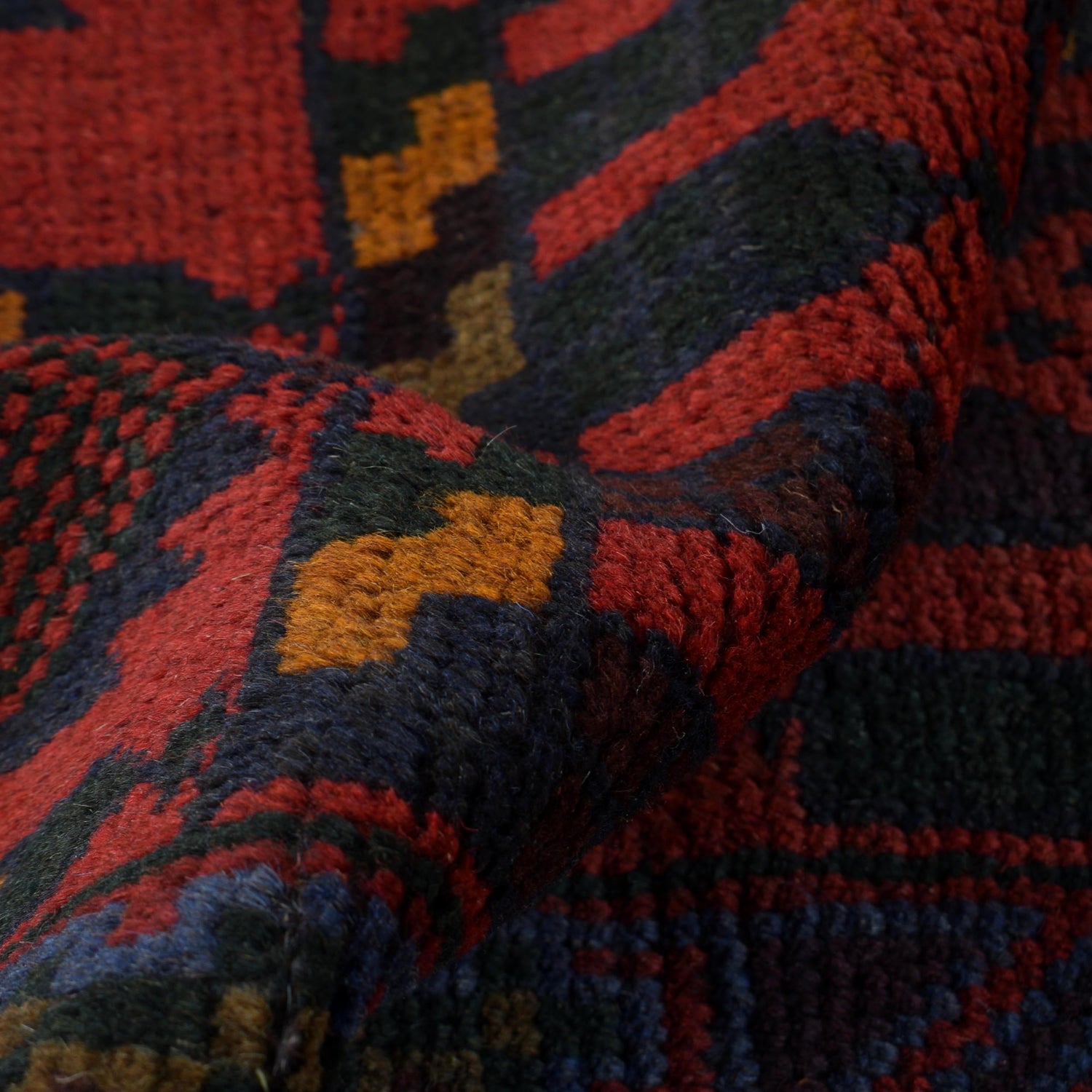 Handmade Prayer Rug 2' 9" x 4' 7" ft / 85 x 139 cm - W15502