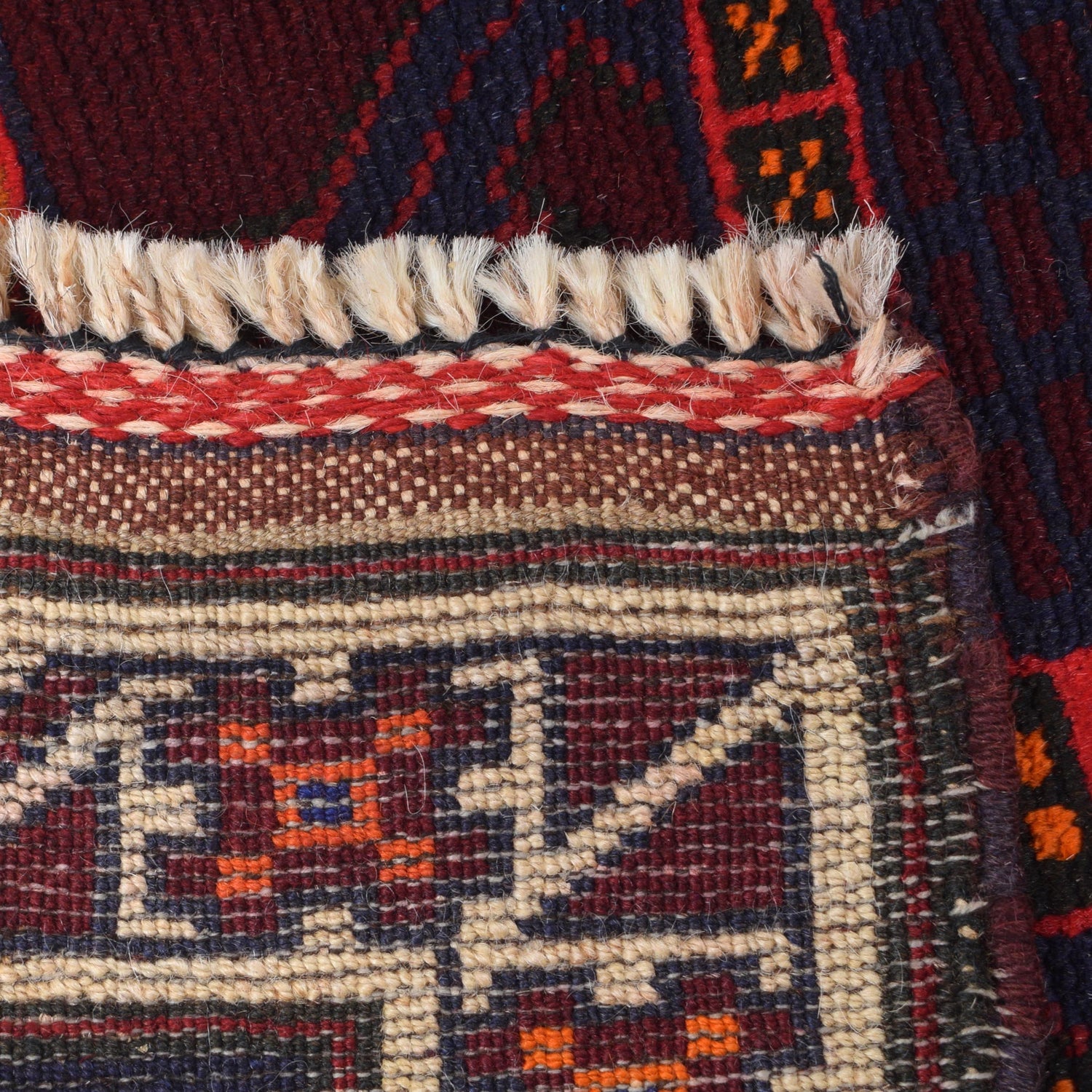 Handmade Prayer Rug 2' 9" x 5' 0" ft / 85 x 152 cm - W15507