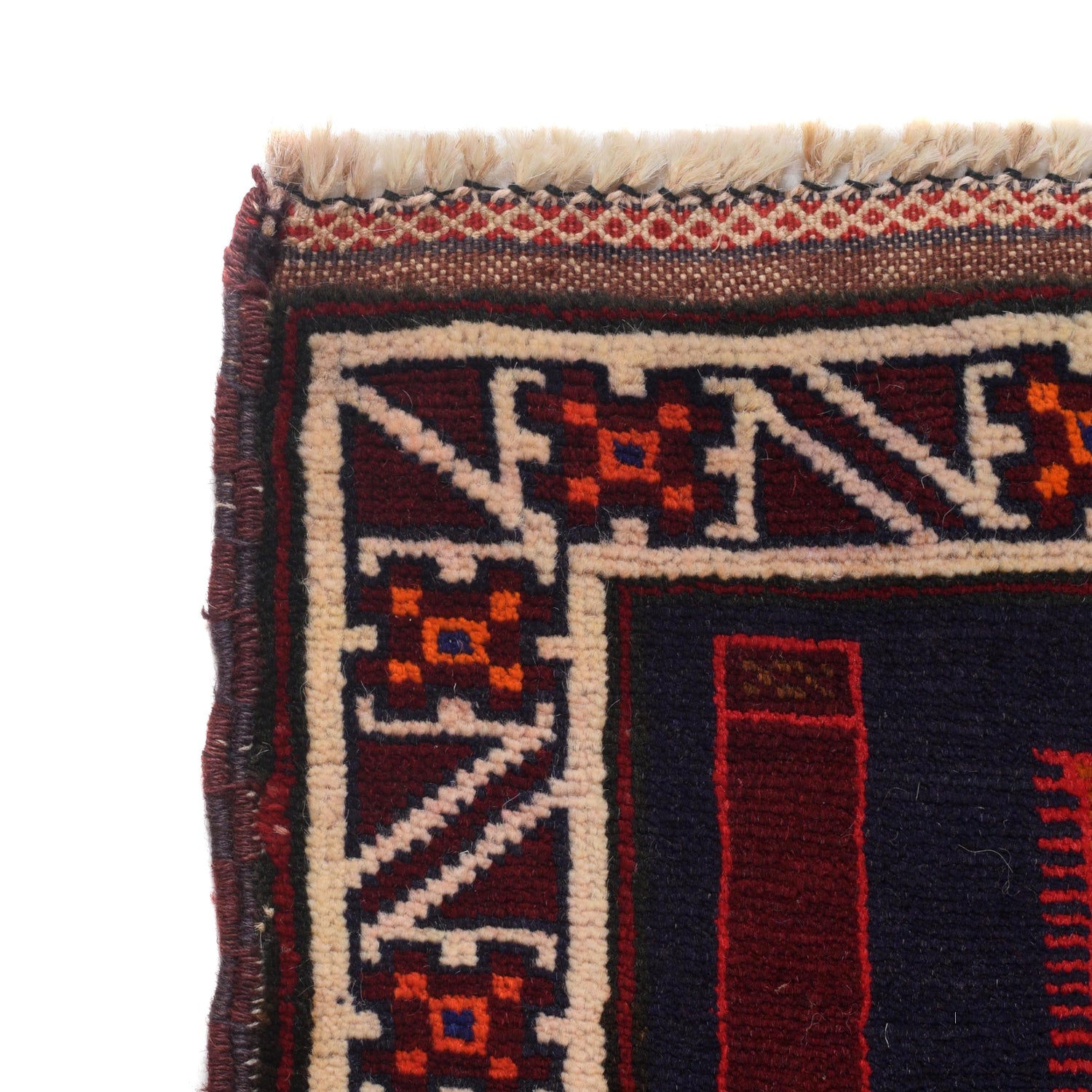 Handmade Prayer Rug 2' 9" x 5' 0" ft / 85 x 152 cm - W15507