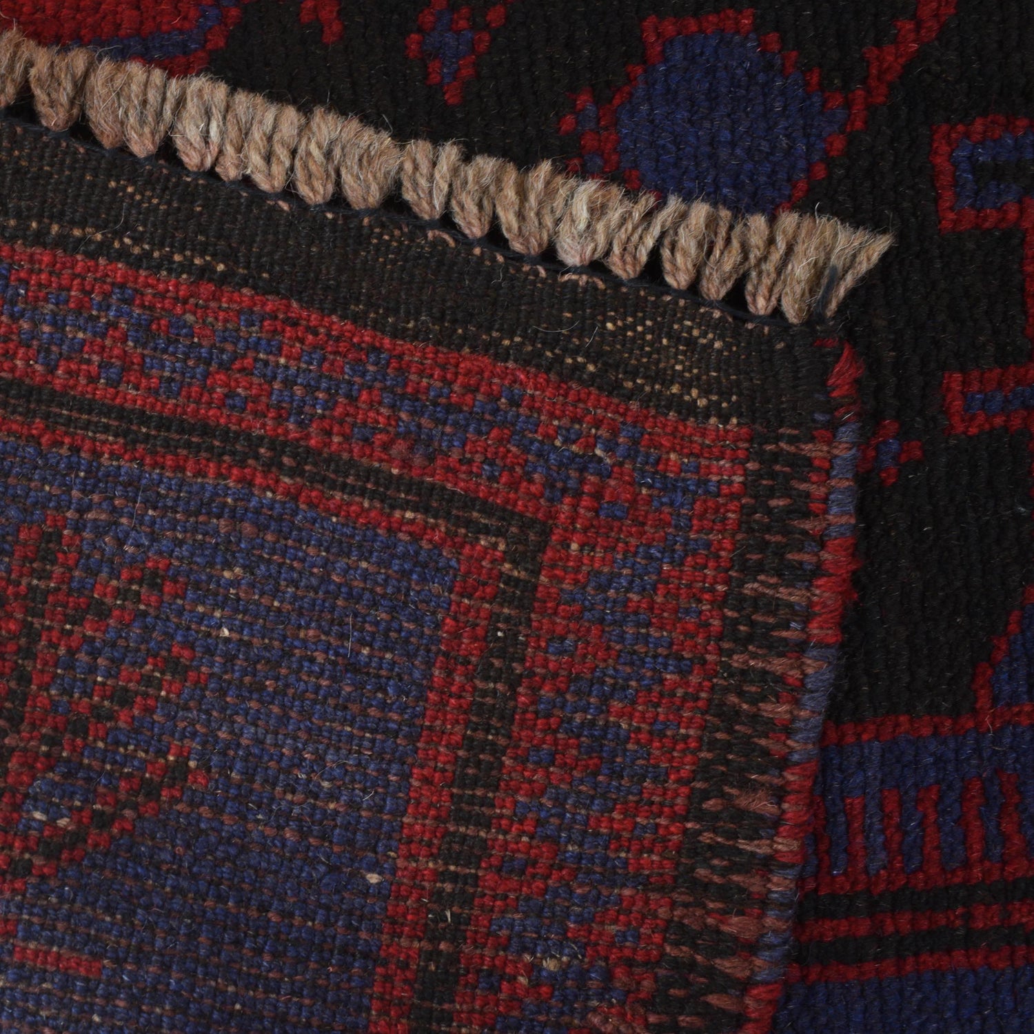 Handmade Prayer Rug 2' 11" x 4' 7" ft / 90 x 139 cm - W15509