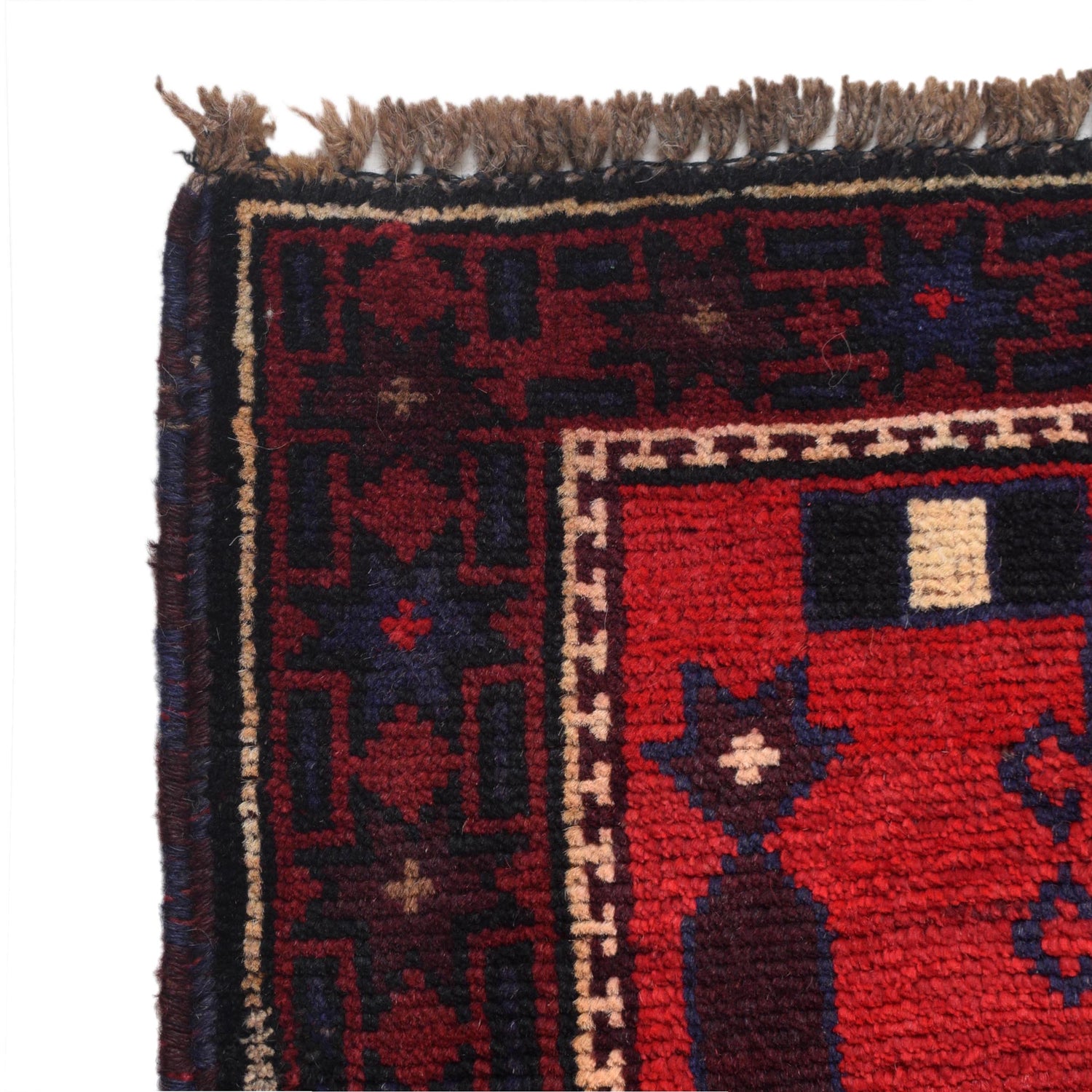 Handmade Prayer Rug 2' 11" x 4' 9" ft / 88 x 144 cm - W15515