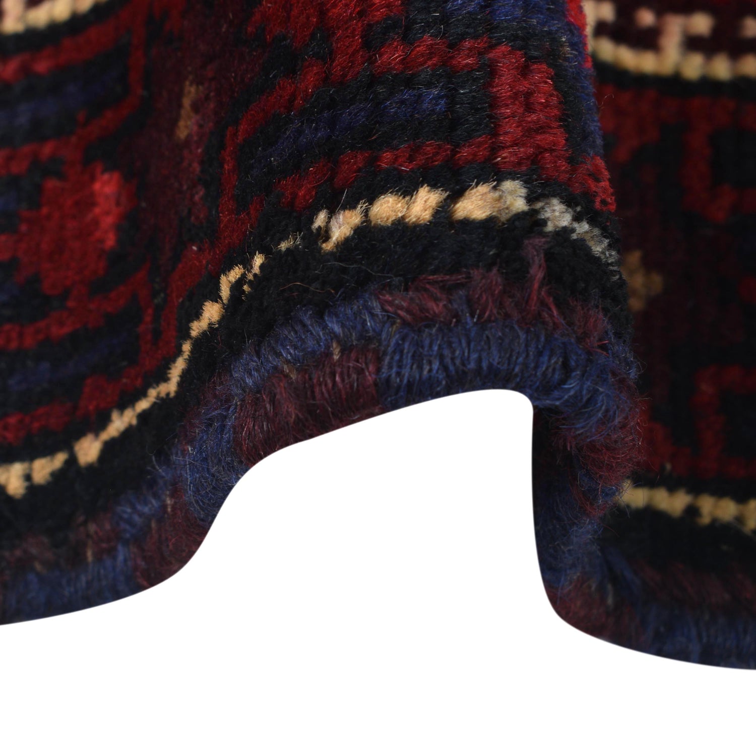 Handmade Prayer Rug 2' 11" x 4' 9" ft / 88 x 144 cm - W15515