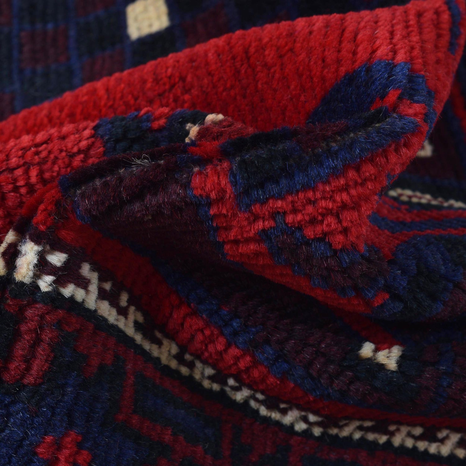 Handmade Prayer Rug 2' 11" x 4' 9" ft / 88 x 144 cm - W15515