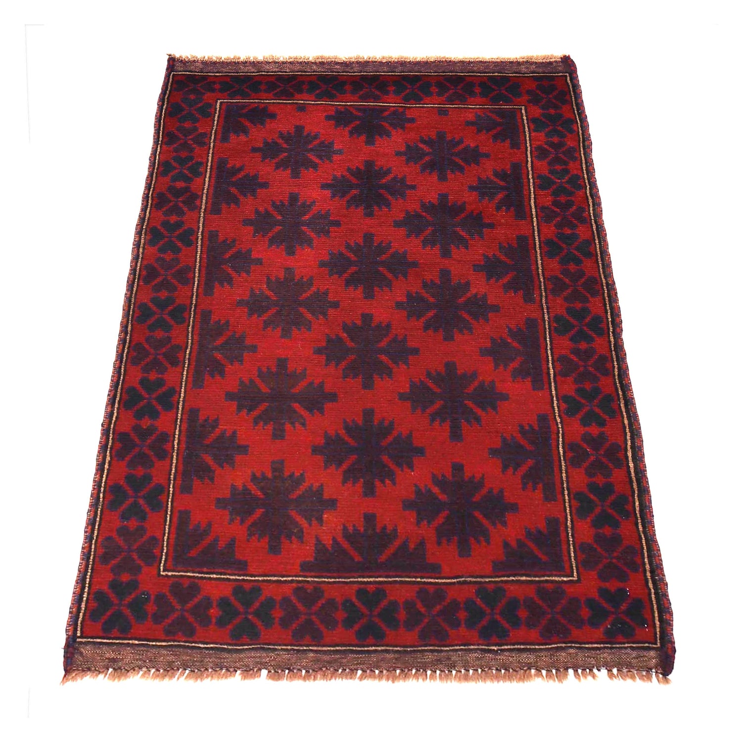 Hand Knotted Baluchi Rug 2' 9" x 4' 8" ft / 85 x 143 cm - No. W15517