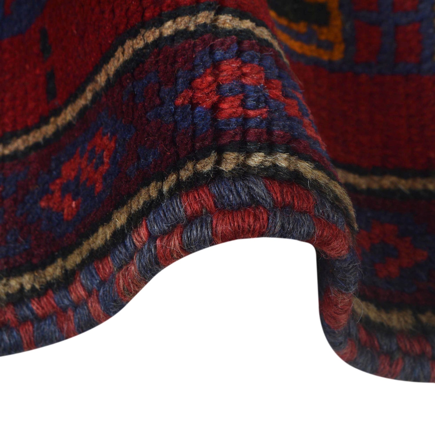 Handmade Prayer Rug 2' 10" x 4' 7" ft / 87 x 140 cm - W15621