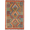 Small Size Chobi Kilim 3' 4" x 4' 11" ft / 102 x 150 cm - No. W16775