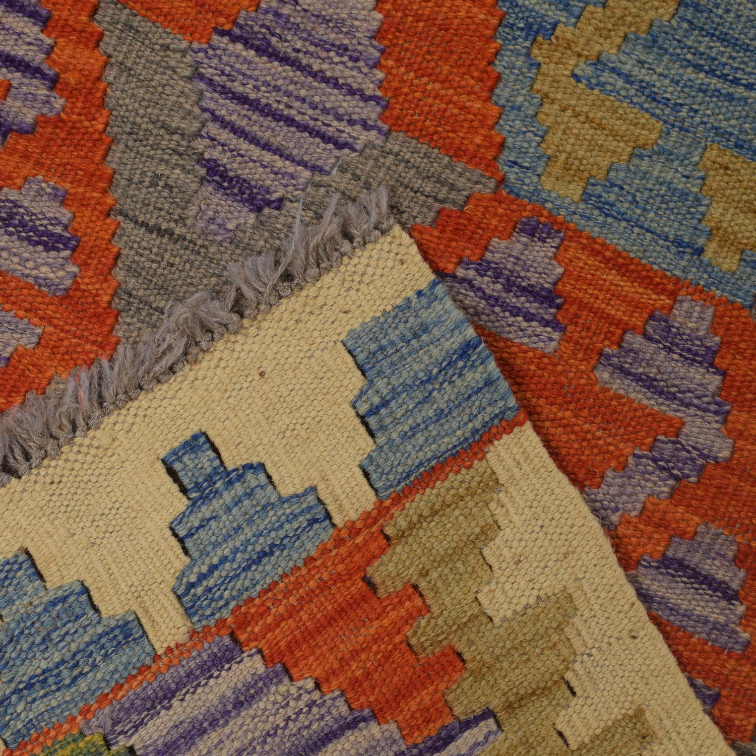 Hand Made Afghan Kilim Runner 2' 8" x 9' 9" ft / 82 x297 cm - No. W16852