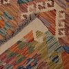 Hand Woven Wool Kelim 5' 1" x 6' 3" ft / 155 x 200 cm - No. W16856