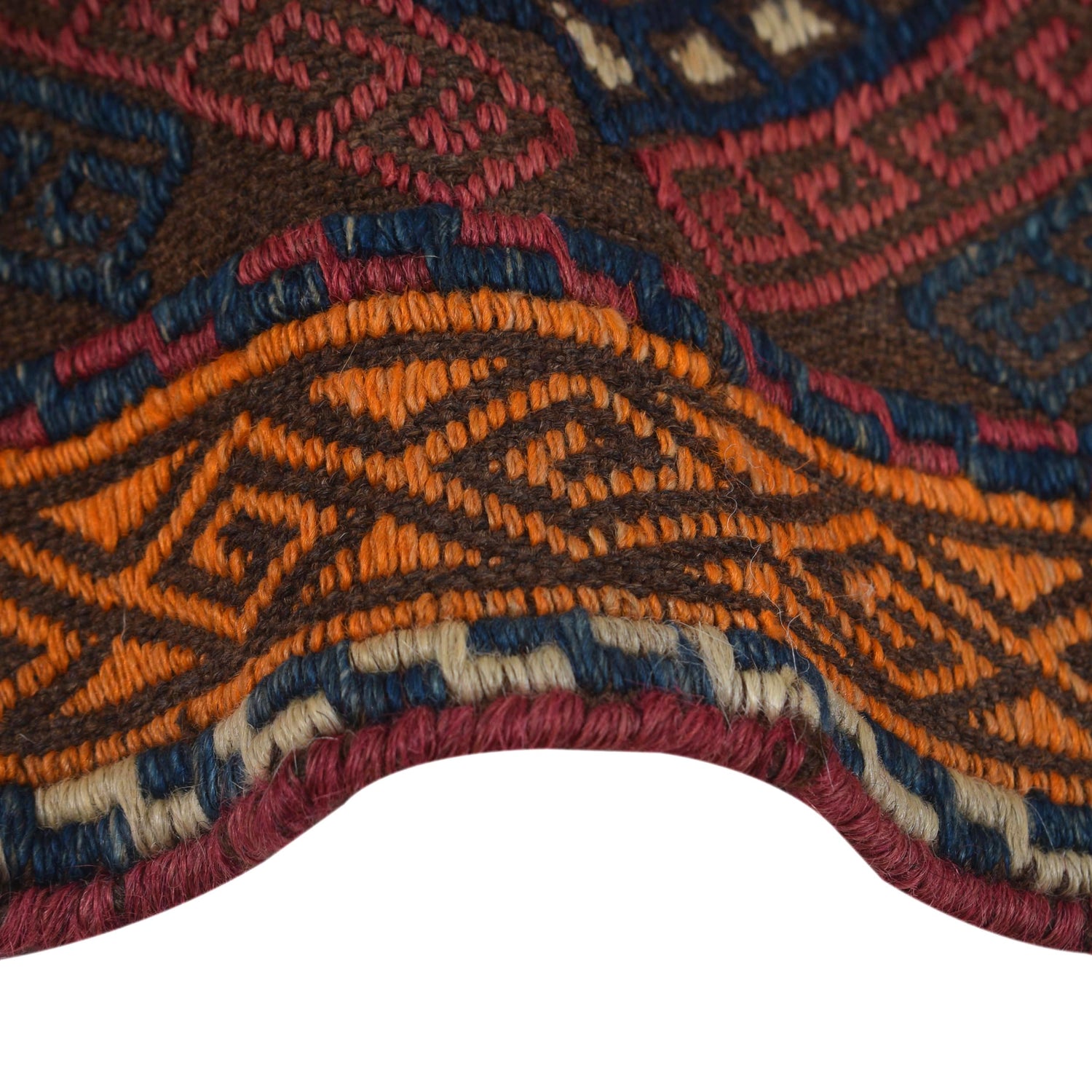 Handmade Flatweave Kilim Runner 1' 10" x 6' 7" ft / 55 x 200 cm - No. W17008