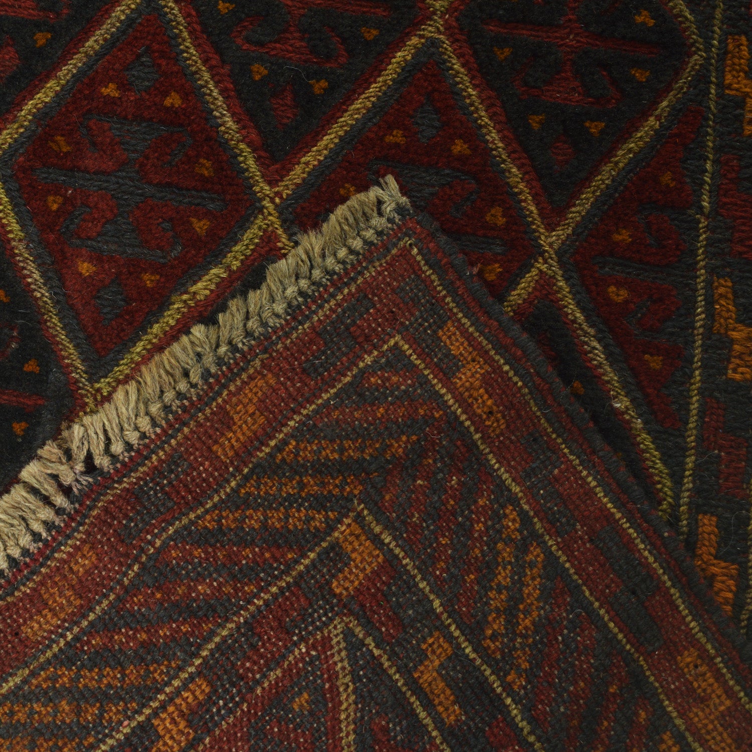 Handmade Mushwani Runner Rug 2' 5" x 11' 8" ft / 74 x 356 cm - No. W17009