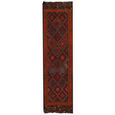 Short Kilim Runner 2' 0" x 6' 11" ft / 60 x 212 cm - No. W17059