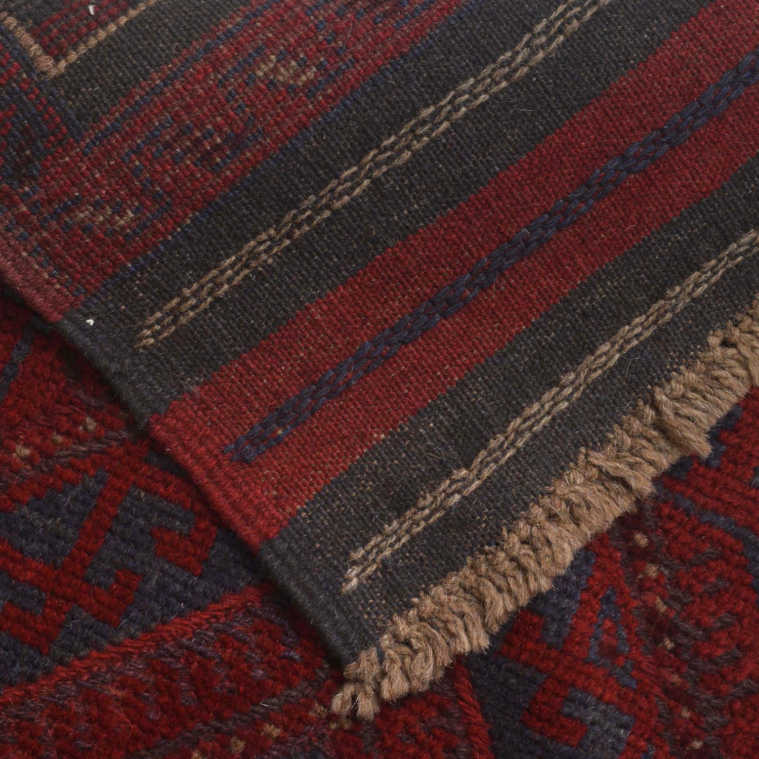 Handmade Mushwani Runner Rug 1' 11" x 7' 11" ft / 59 x 242 cm - No. W17066