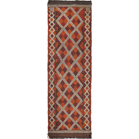 Handmade Suzani Kilim Runner 2' 6" x 8' 2" ft / 77 x 250 cm - No. W17106