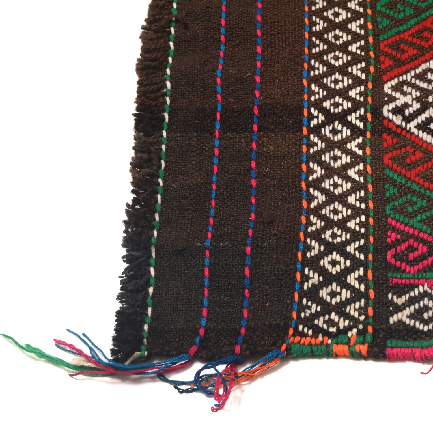 Handmade Flatweave Kilim Runner 2' 5" x 10' 11" ft / 74 x 334 cm - No. W17110