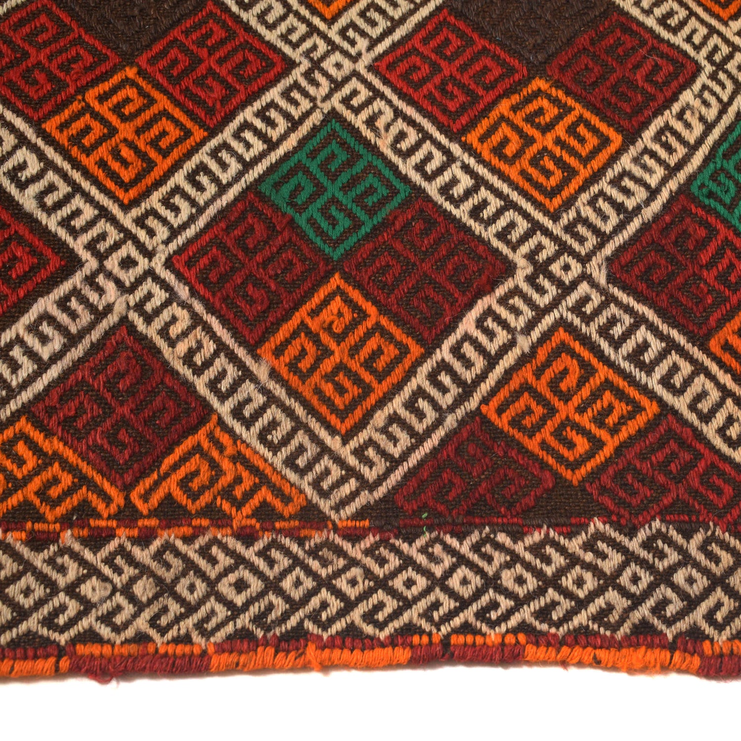 Handmade Flatweave Kilim Runner 2' 4" x 9' 8" ft / 70 x 294 cm - No. W17111