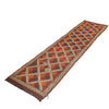 Handmade Flatweave Kilim Runner 2' 4" x 9' 8" ft / 70 x 294 cm - No. W17111
