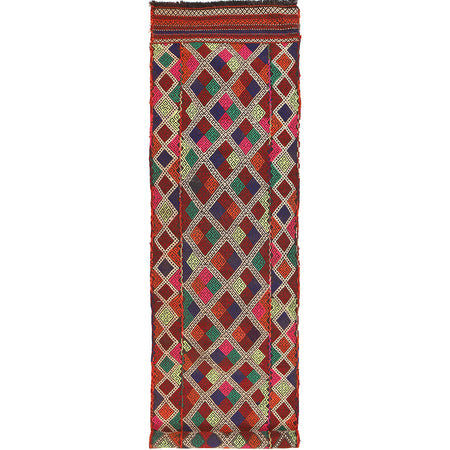 Handmade Flatweave Kilim Runner 2' 4" x 9' 11" ft / 72 x 303 cm - No. W17112