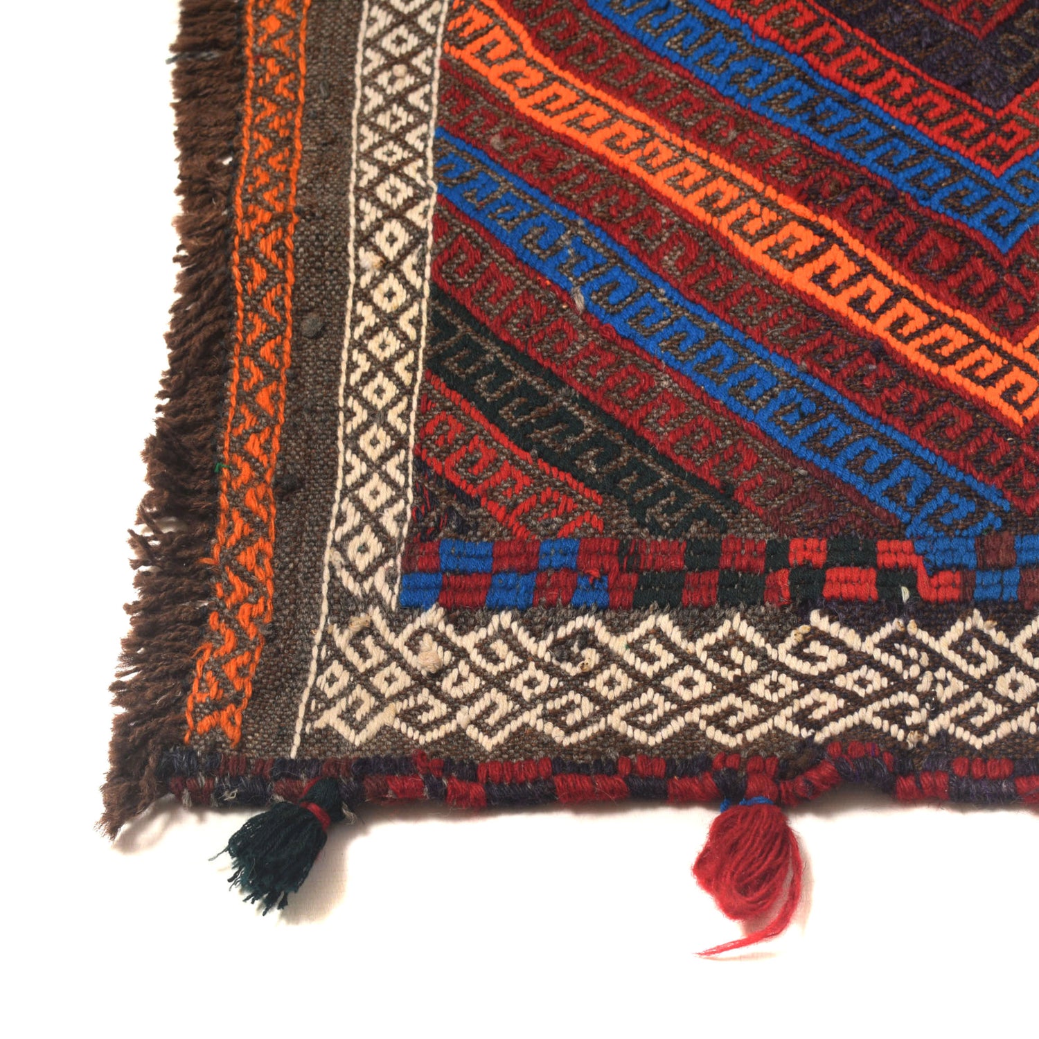 Handmade Flatweave Kilim Runner 2' 7" x 8' 11" ft / 78 x 271 cm - No. W17113