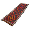Handmade Flatweave Kilim Runner 2' 7" x 8' 11" ft / 78 x 271 cm - No. W17113