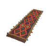 Handmade Suzani Kilim Runner 2' 4" x 8' 5" ft / 70 x 257 cm - No. W17117
