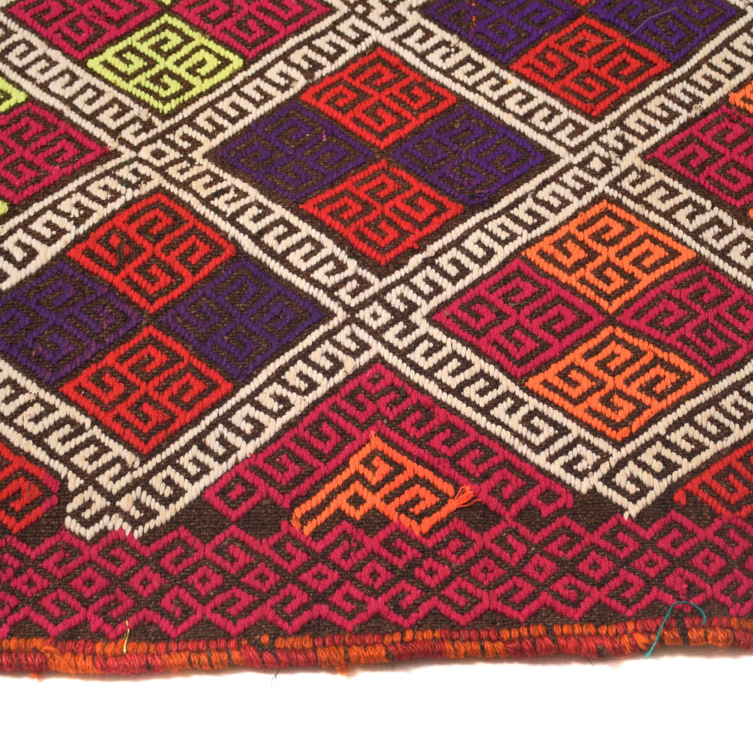 Tribal Afghan Suzani Kilim Runner 2' 6" x 9' 3" ft / 76 x 283 cm - No. W17123