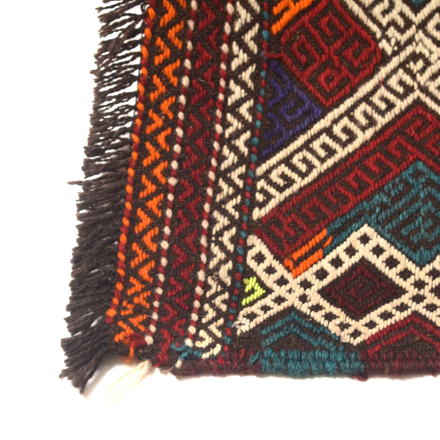 Hand Knotted Suzuni Kelim Runner 2' 3" x 10' 10" ft / 69 x 329 cm - No. W17126