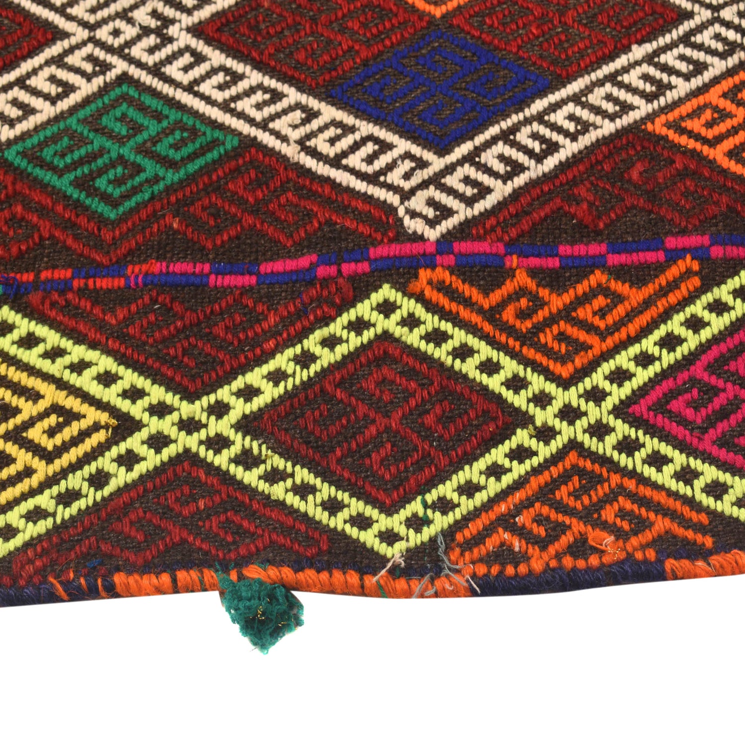 Hand Knotted Suzuni Kelim Runner 2' 6" x 10' 6" ft / 75 x 319 cm - No. W17127