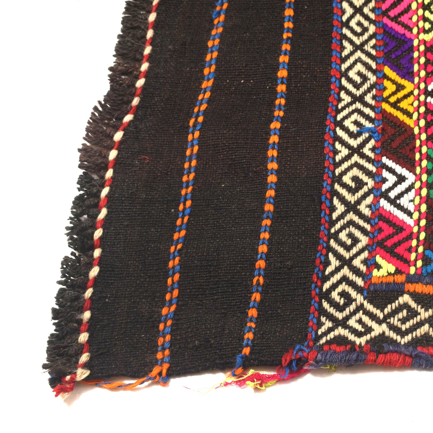 Hand Knotted Suzuni Kelim Runner 2' 7" x 10' 10" ft / 79 x 331 cm - No. W17139