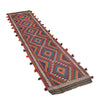 Hand Knotted Suzuni Kelim Runner 2' 1" x 8' 11" ft / 64 x 273 cm - No. W17141