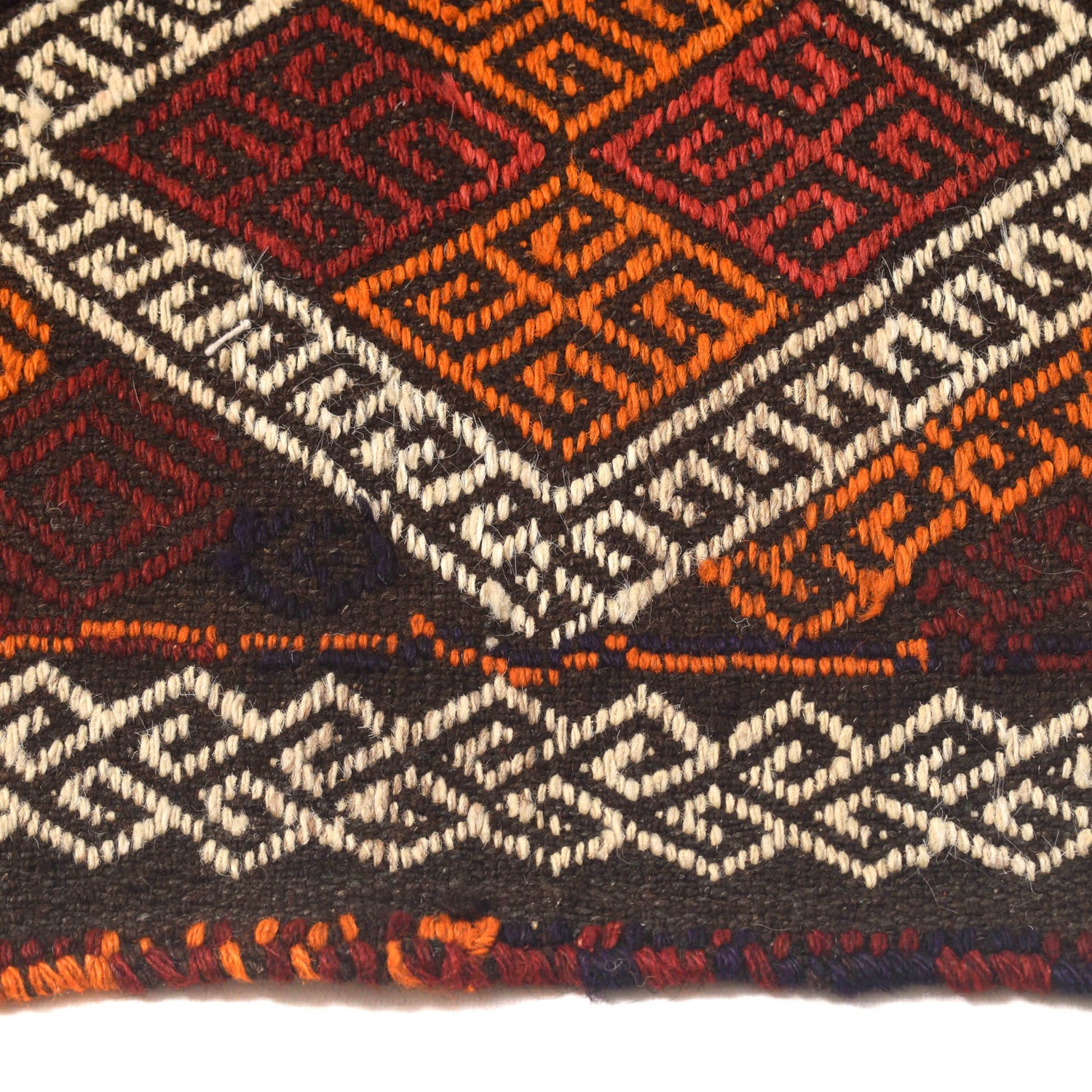 Hand Knotted Suzuni Kelim Runner 2' 5" x 8' 10" ft / 74 x 268 cm - No. W17142