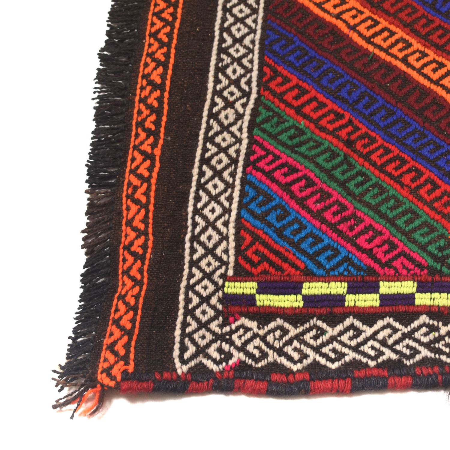 Handmade Suzani Kilim Runner 2' 4" x 9' 1" ft / 70 x 277 cm - No. W17148