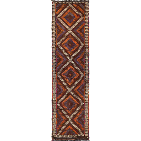 Handmade Suzani Kilim Runner 2' 4" x 9' 3" ft / 72 x 281 cm - No. W17151