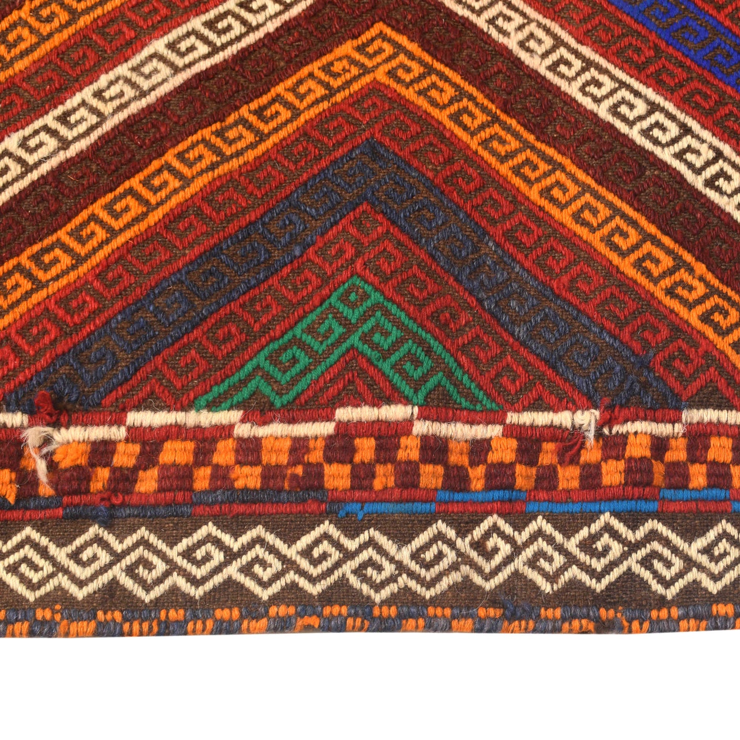 Hand Knotted Suzuni Kelim Runner 2' 3" x 7' 6" ft / 69 x 229 cm - No. W17153