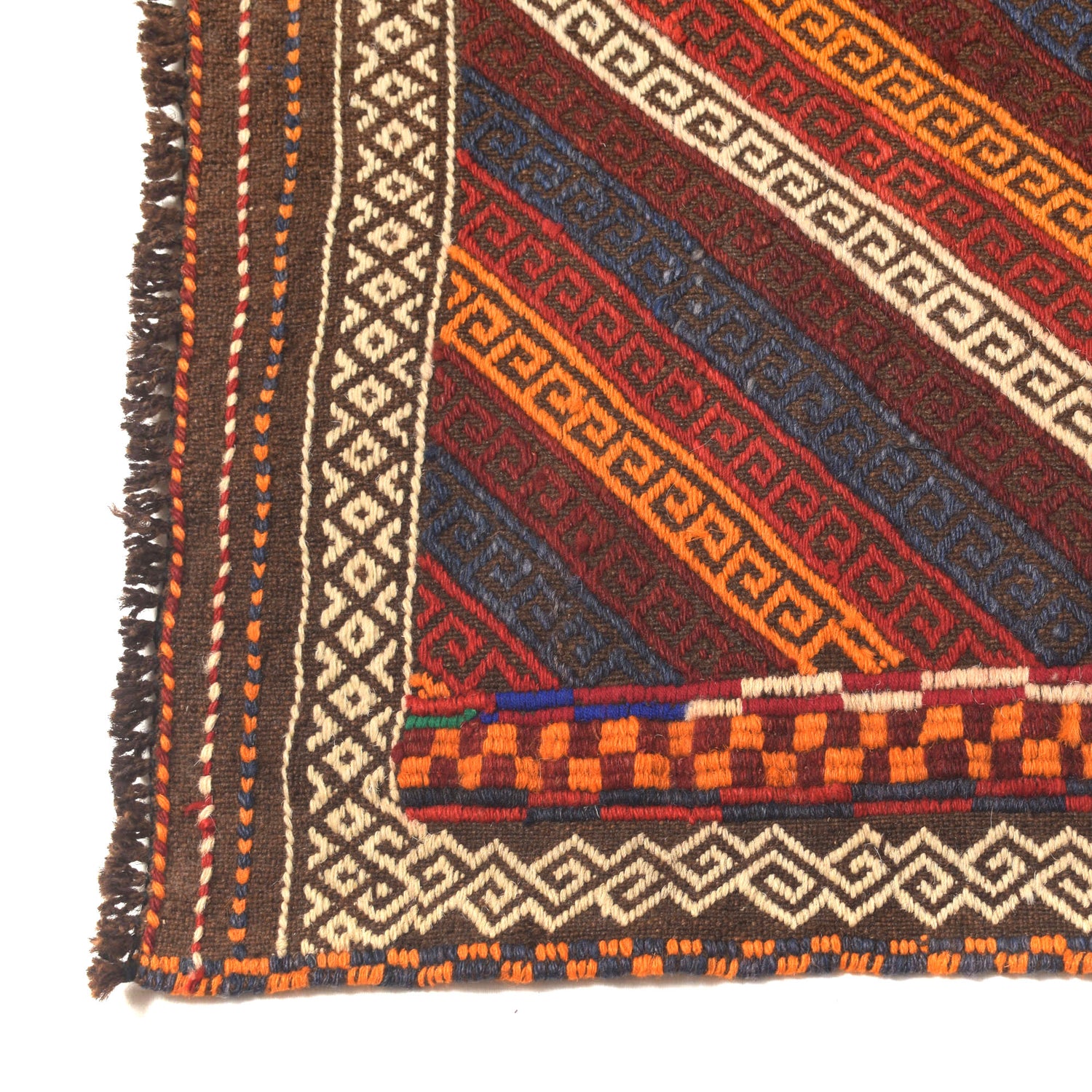 Hand Knotted Suzuni Kelim Runner 2' 3" x 7' 6" ft / 69 x 229 cm - No. W17153