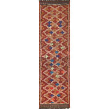 Handmade Suzani Kilim Runner 2' 6" x 9' 11" ft / 77 x 301 cm - No. W17155