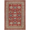 Red Kazak Rug 6' 6" x 9' 7" ft / 198 x 292 cm - No. W17160