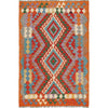 Handmade Vegetable Kilim 3' 7" x 5' 4" ft / 110 x 162 cm - No. W17198