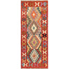 Short Kilim Runner 2' 2" x 5' 8" ft / 65 x172 cm - No. W17259