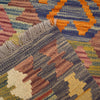 Hand Knotted Flatweave Kilim Runner 2' 0" x 5' 10" ft / 61 x178 cm - No. W17566