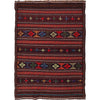 Handmade Flatweave Kilim 4' 6" x 6' 5" ft / 137 x 196 cm - No. W17676