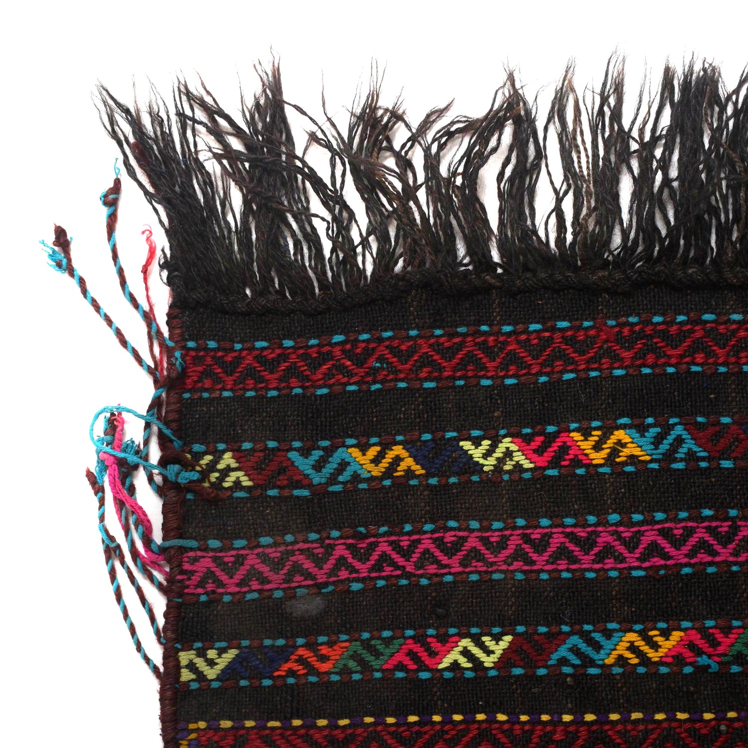 Hand Knotted Suzuni Kelim Runner 2' 1" x 7' 4" ft / 63 x 223 cm - No. W17678