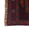 Handmade Afghan Carpet 3' 10" x 4' 2" ft / 116 x 128 cm - No. W17917