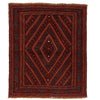 Hand Knotted Mashwani Area Rug 3' 8" x 4' 1" ft / 112 x 125 cm - No. W17921