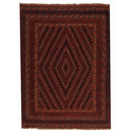 Multi Color Mashwani Medium Area Rug 4' 9" x 6' 2" ft / 145 x 188 cm - No. W17928