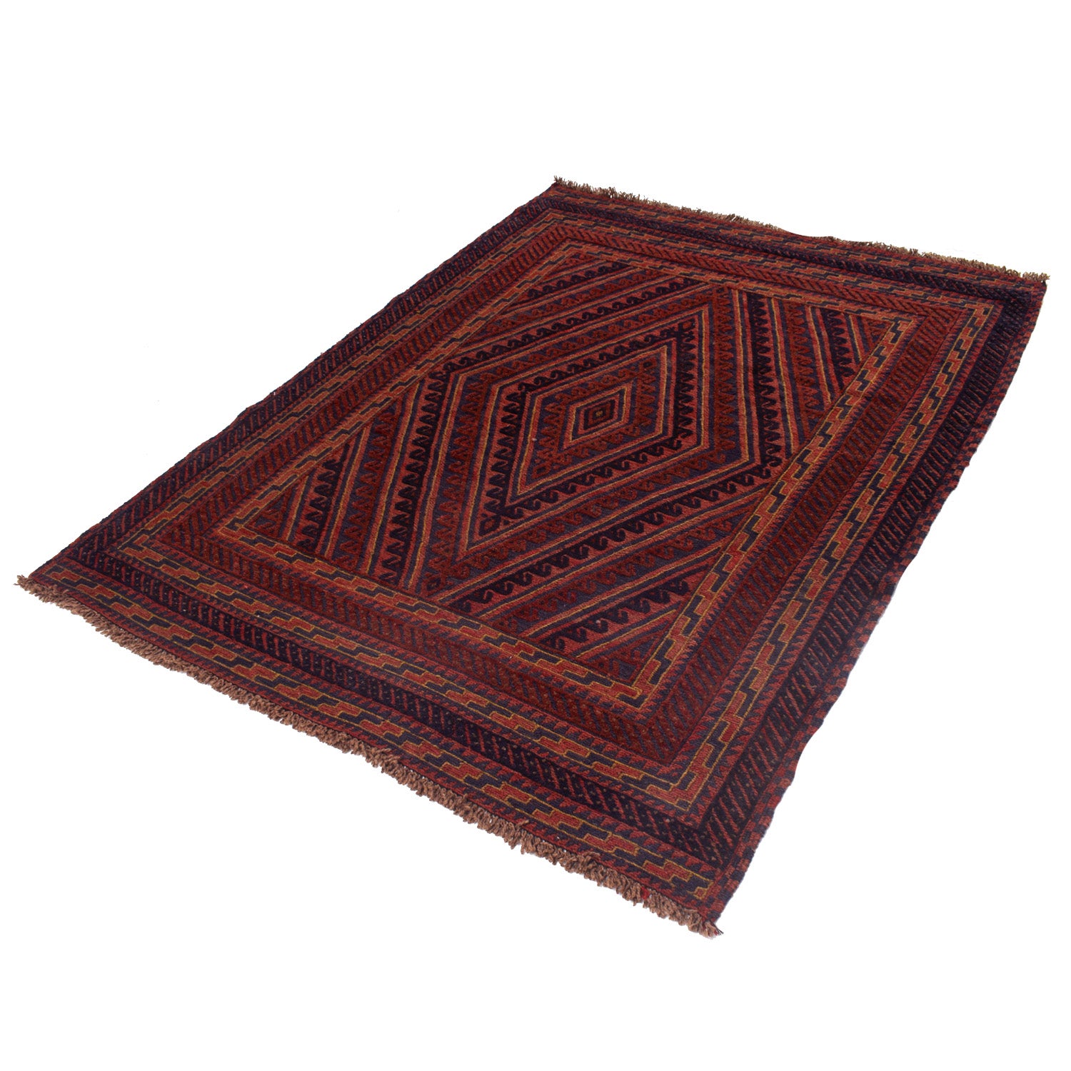 Multi Color Mashwani Medium Area Rug 4' 9" x 6' 2" ft / 145 x 188 cm - No. W17928