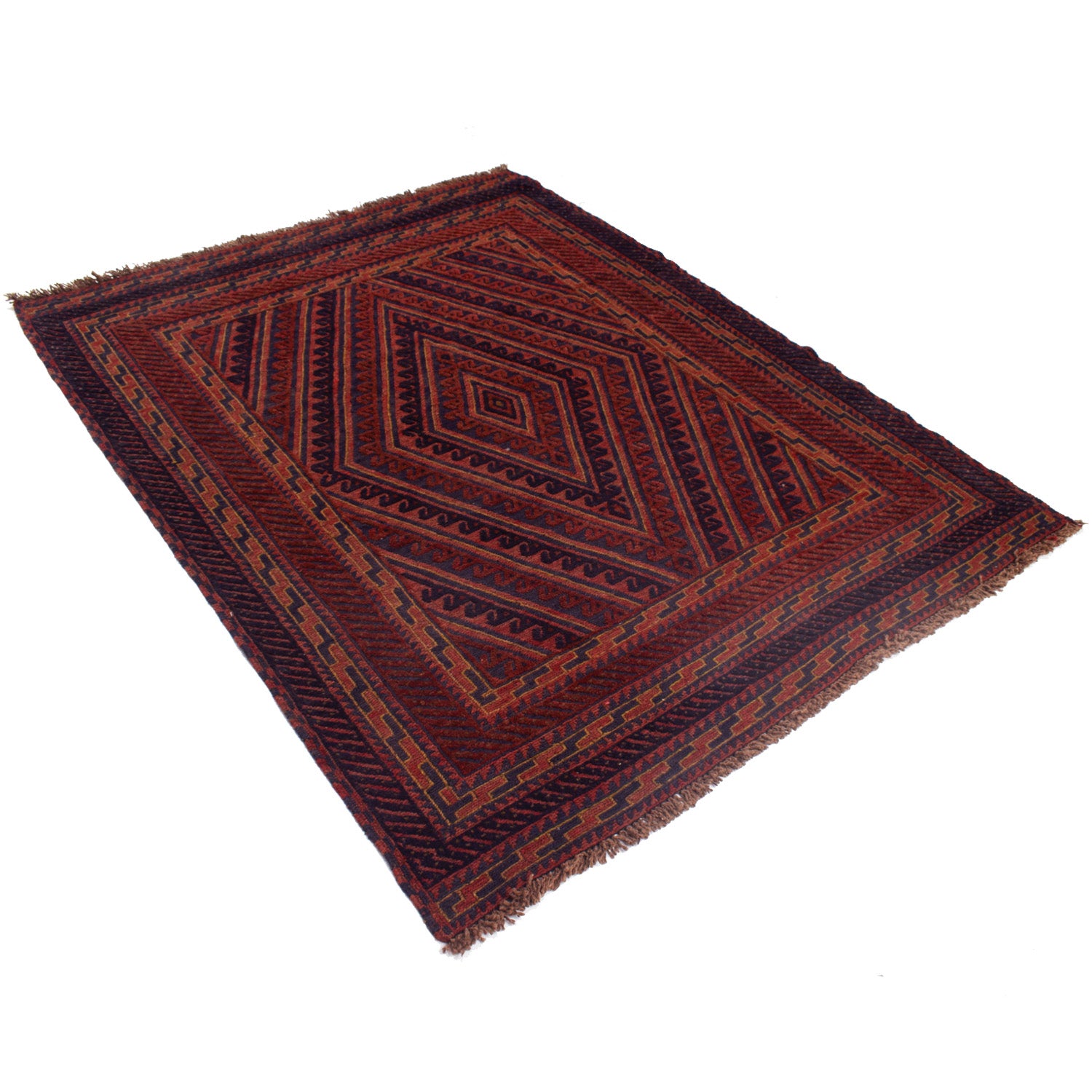 Multi Color Mashwani Medium Area Rug 4' 9" x 6' 2" ft / 145 x 188 cm - No. W17928