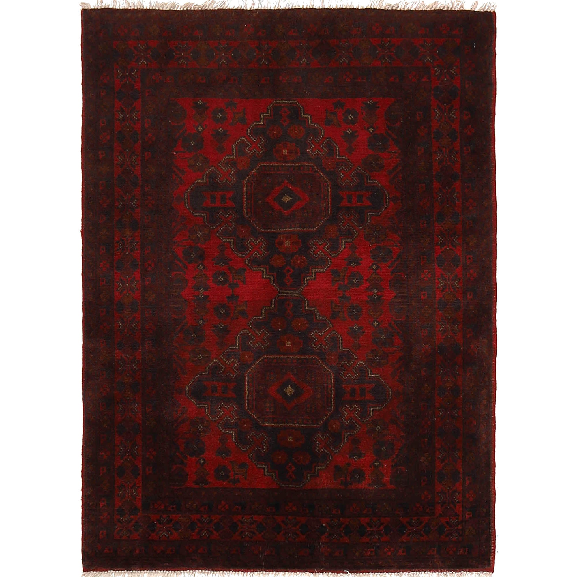Oriental Khal Mohammadi Rug 3' 5" x 4' 9" ft / 103 x 144 cm - No. W17993