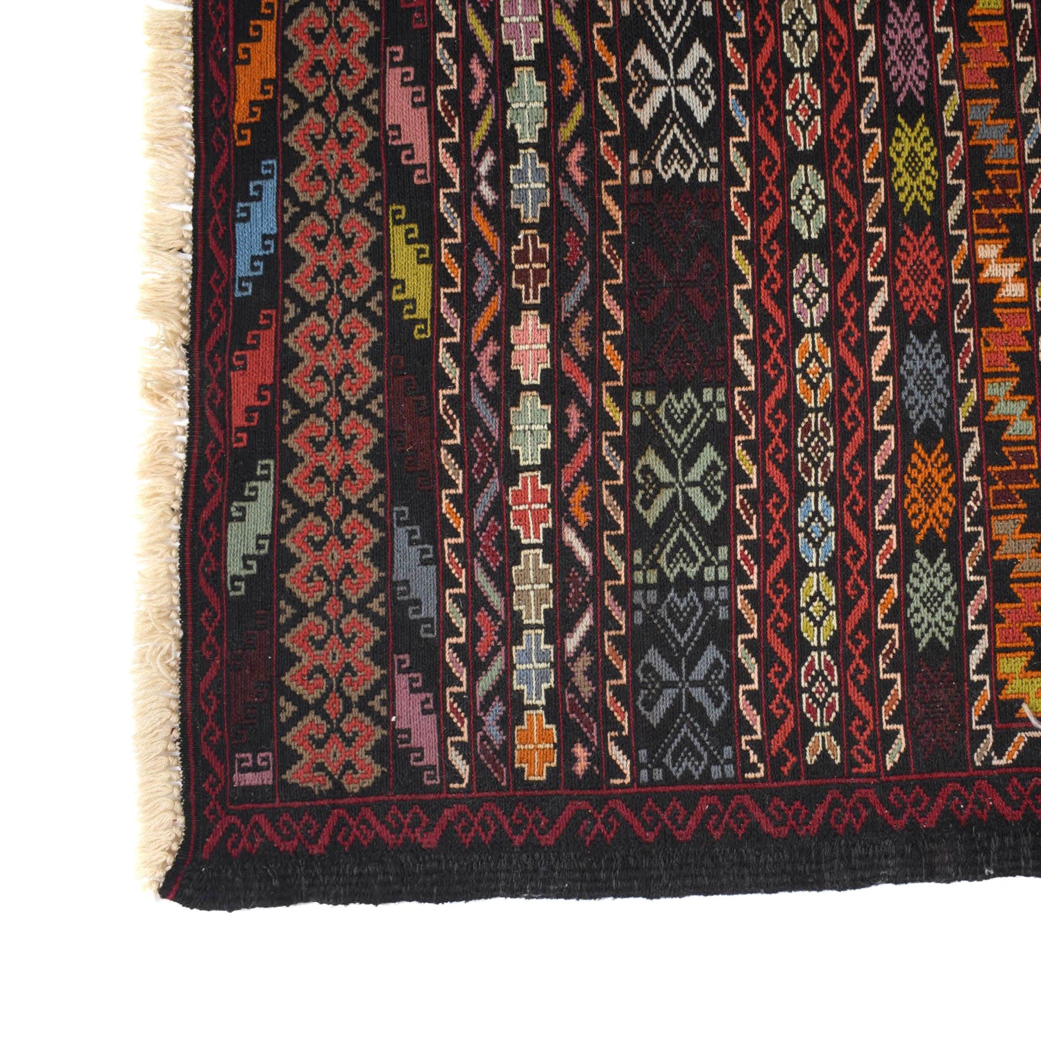 Handmade Maliki Kilim 3' 9" x 6' 3" ft / 115 x 191 cm - No. W18027